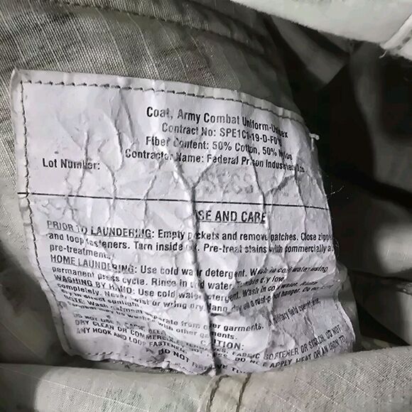 Army Camo Jacket XS Short Multicam Digital Top Shirt Army Military Fatigue - Picture 9 of 10